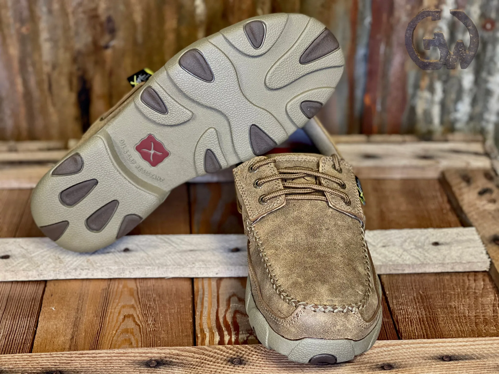 Twisted X Work Boat Shoe Driving Moc
